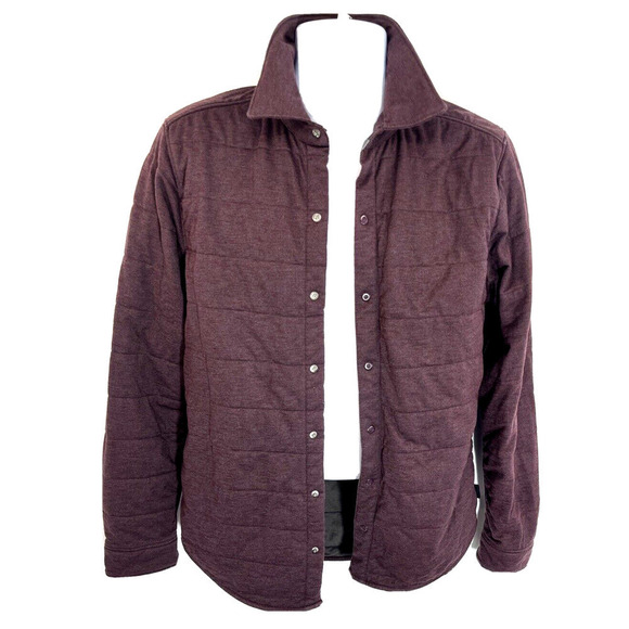 The North Face Mens Shacket Jacket Size Small Snap Insulated Puffer Outdoor - Picture 2 of 14